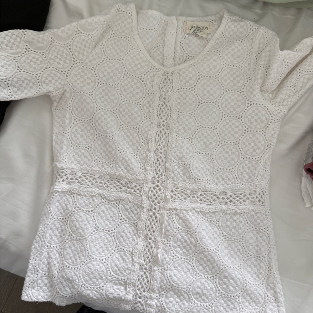 White Lace Blouse